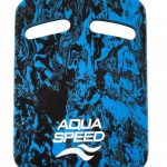 Дошка для плавання Aqua Speed SWIRL PULLBUOY 61247, синя, чорна, Уні 43х28х3,6