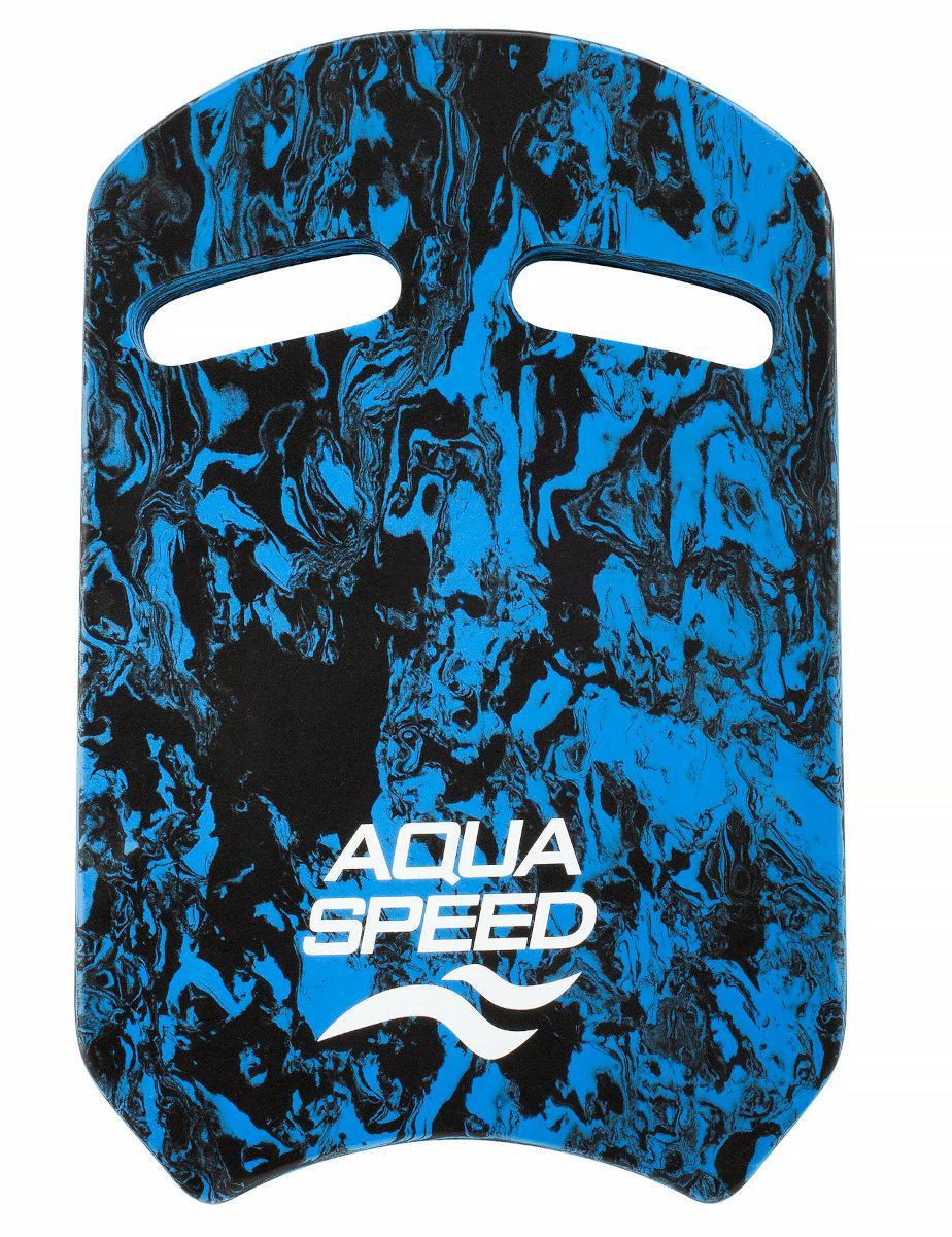 56406774024290_4052aa85cb Дошка для плавання Aqua Speed SWIRL PULLBUOY 61247, синя, чорна, Уні 43х28х3,6 - Зображення 1