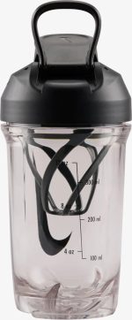 Пляшка Nike TR RECHARGE SHAKER BOTTLE 16 OZ прозорий, чорний 470 мл - Зображення 2