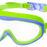 Окуляри для плавання Aqua Speed TIVANO JR 9250 зелений, блакитний Діт OSFM