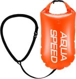 Буй для плавання Aqua Speed Open Water Swim Buoy 3977 помаранчевий, об'єм 17 літрів