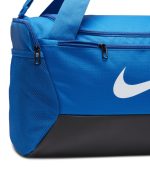 Спортивна сумка Nike NK BRSLA S DUFF – 9.5 41L чорний, синій Уні 51×28х28 см - Зображення 5