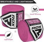 Бинти RDX HAND WRAPS 2.5 METER рожевий 2,5 м (HWJ-RP) - Зображення 2