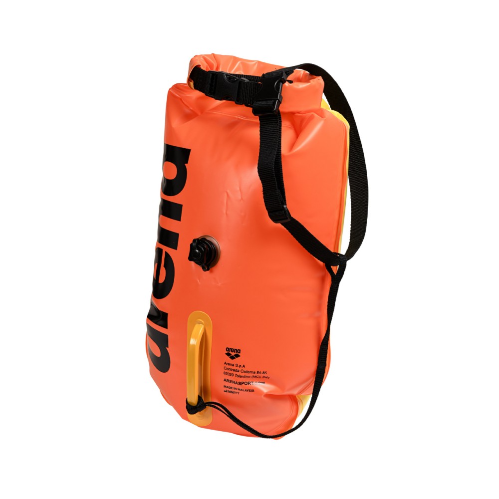 93201547241518_11350e8390 Гермомішок Arena OPEN WATER BUOY помаранчевий, жовтий Уні OSFM - Зображення 1