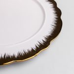 Порцелянове сервірувальне блюдо Golden Eye 30,5 см Yiwu DD26-26 - Зображення 3