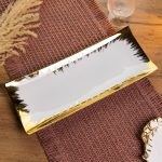Порцелянове сервірувальне блюдо Golden Eye 40,5 см Yiwu DD26-34 - Зображення 2