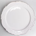 Кругле порцелянове блюдо Pearl 30,5 см Yiwu HP-HK-C18