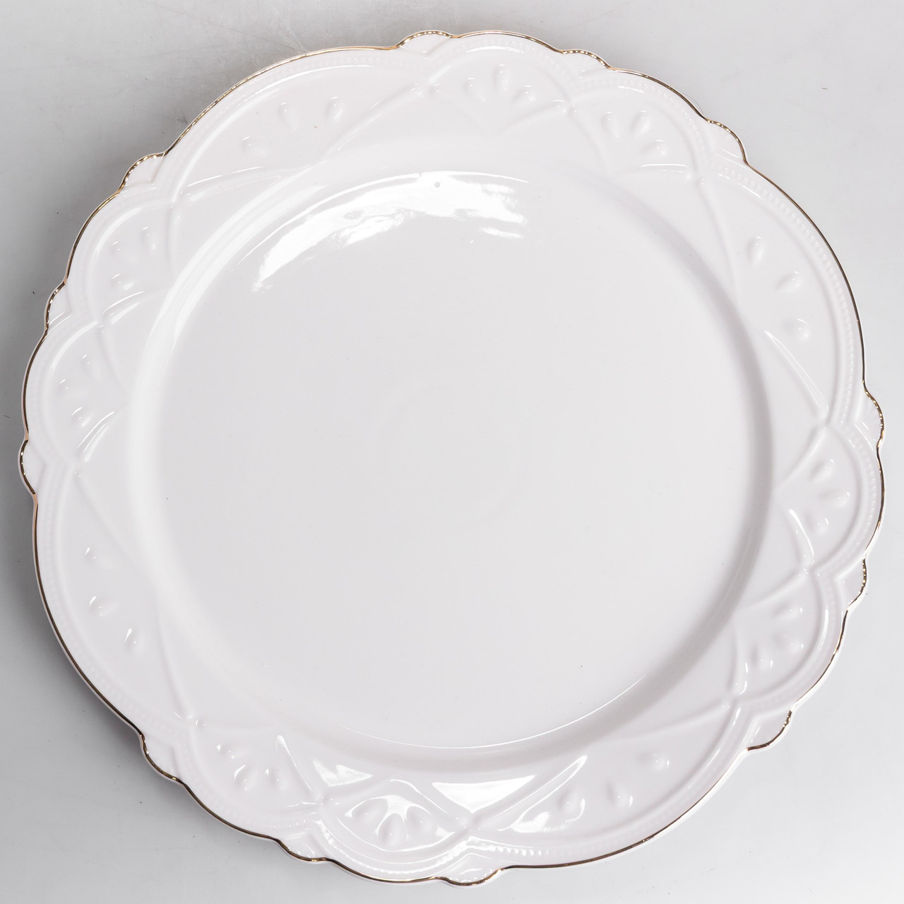 blyudo_servirovochnoe_krugloe_farforovoe_pearl_30_5_sm Кругле порцелянове блюдо Pearl 30,5 см Yiwu HP-HK-C18 - Зображення 1