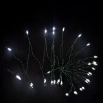 Світлодіодна гірлянда Кінський хвіст Мішура 1200 LED 20 ниток 2 м зелена, білий Garlando D1200L2MG - Зображення 7