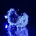 Світлодіодна гірлянда Кінський хвіст Мішура 1200 LED 20 ниток 2 м зелена, синій GarlandoPro D1200L2MGBL - Зображення 9