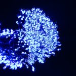 Світлодіодна гірлянда Кінський хвіст Мішура 1200 LED 20 ниток 2 м зелена, синій GarlandoPro D1200L2MGBL - Зображення 10