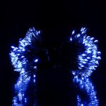 Світлодіодна гірлянда Кінський хвіст Мішура 960 LED 16 ниток 3 м зелена, синій GarlandoPro D960L3MGBL - Зображення 7