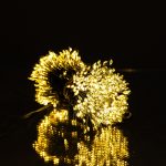Гірлянда Кінський хвіст Мішура 960 LED 16 ниток 3 м зелена, жовтий Garlando D960L3MGY - Зображення 8