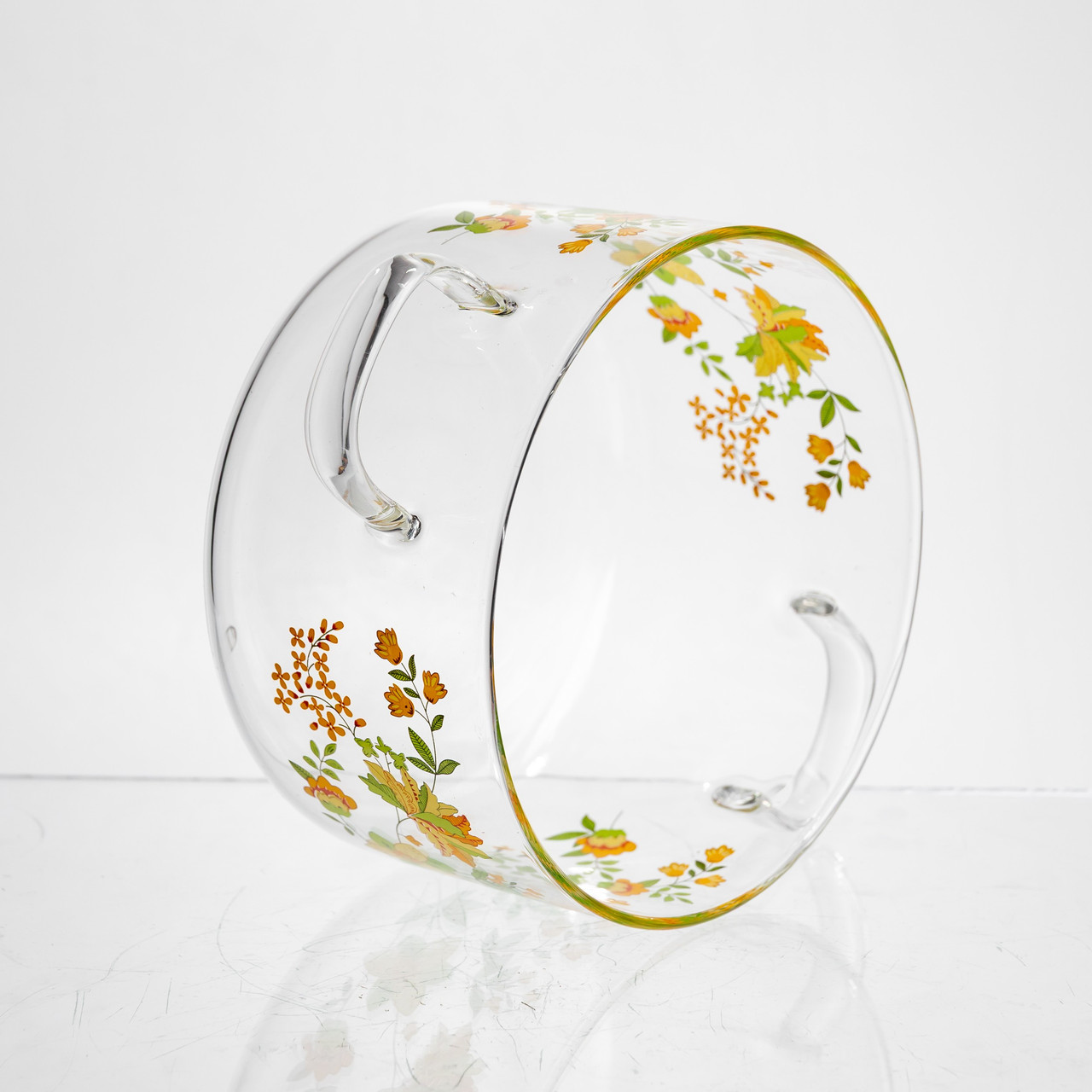 Каструля з боросилікатного скла 1,8 л Wildflowers з кришкою Yiwu HP-GP-38 - Зображення 4