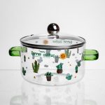 Каструля з боросилікатного скла Summer Cactus 1,8 л Yiwu HP-GP-37