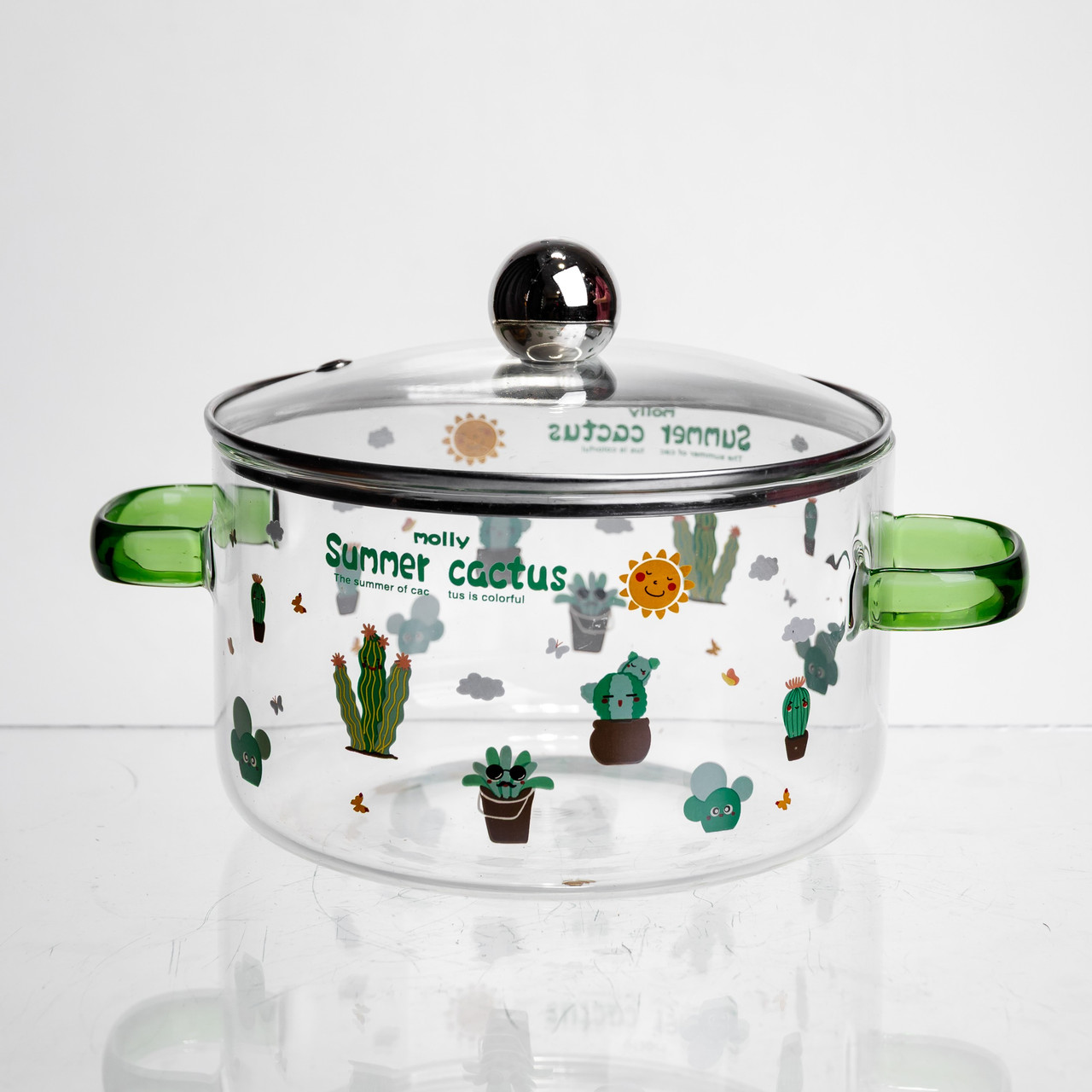 kastryulya_iz_borosilikatnogo_stekla_summer_cactus_1_8_l Каструля з боросилікатного скла Summer Cactus 1,8 л Yiwu HP-GP-37 - Зображення 1