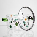 Каструля з боросилікатного скла Summer Cactus 1,8 л Yiwu HP-GP-37 - Зображення 3