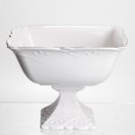 Порцелянова цукерниця на ніжці Pearl 15*15 см Yiwu 120-YH-HG054