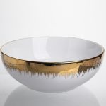 Порцелянова салатниця Golden Eye 26 см Yiwu DD26-31