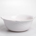 Кругла порцелянова салатниця Pearl об'ємом 25 см Yiwu HP-HK-C23