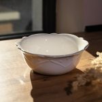 Кругла порцелянова салатниця Pearl об'ємом 25 см Yiwu HP-HK-C23 - Зображення 2