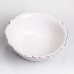 Кругла порцелянова салатниця Pearl об'ємом 25 см Yiwu HP-HK-C23 - Зображення 3