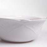 Кругла порцелянова салатниця Pearl об'ємом 25 см Yiwu HP-HK-C23 - Зображення 4