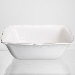 Квадратна порцелянова салатниця Pearl 26,5*26,5 см Yiwu HP-HK-C6