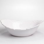 Овальна порцелянова салатниця Pearl 31,5*22*10 см Yiwu HP-HK-C33