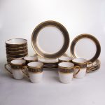 Фарфоровий столовий сервіз на 6 персон Meander Yiwu WZW-24
