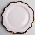 Десертна тарілка з порцеляни Antique White 20 см Yiwu HKPP-8