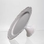 Порцелянова тортівниця Pearl на ніжці 25,5 см Yiwu 120-YH-HG044 - Зображення 3