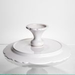 Порцелянова тортівниця Pearl на ніжці 30,5 см Yiwu 120-YH-HG043 - Зображення 4