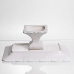 Порцелянова тортівниця на ніжці White Square 20.5*20.5 см - Зображення 6