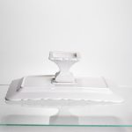 Порцелянова тортівниця на ніжці White Square 35.5*35.5 см квадратна Yiwu 120-YH-HG060 - Зображення 7